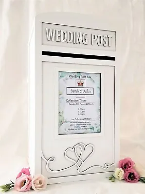 £47.99 • Buy Personalised Royal Mail Wedding Card Post Box - Lockable / Locking Postbox 