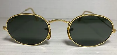 Vintage Ray Ban B&L USA Oval W0976  Sunglasses Gold Frame XUAS • $98.99