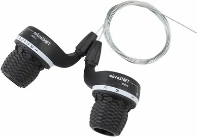 MicroSHIFT MS25 Twist Shifter Set 7-Speed Triple Shimano Compatible • $13.26