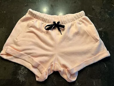 Victoria's Secret PINK Heritage Boyfriend Shorts Women S Pink Peach Lounge Logo • $16.99