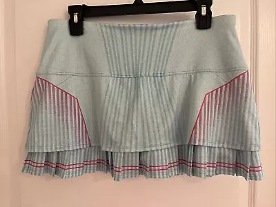 K- Swiss Women's 12 Inch Pleat Tennis Skirt Angel Sz M Medium • $19.99