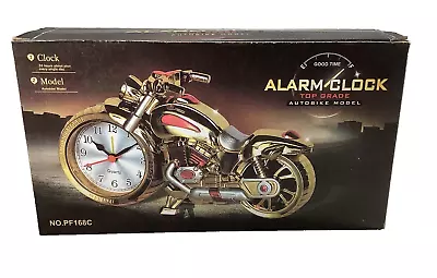 Good Time Quartz MOTORCYCLE Alarm Clock Model PF168D 8.75  Long Autobike • $9.99