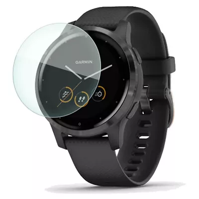 StrapsCo Tempered Film Smartwatch Screen Protector For Garmin Vivoactive 4S • $4.99