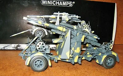 Minichamps WWII German 88mm Anti-Aircraft/Flak 36 1/35; Diecast; Mod #350011081 • $125