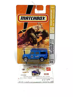 Matchbox #83 97 Land Rover Defender 110 Blue 214A • $11.99