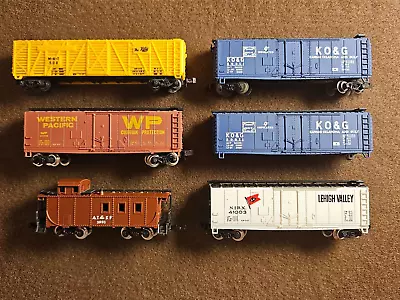 N Scale- 6-Cars For Repair And Running. Bag O Parts For Restoration Projects. • $8