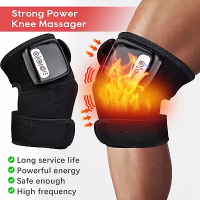 Legs Massager Electric Heating Vibration Knee Joint Pad Brace Massage Therapy US • $27.99