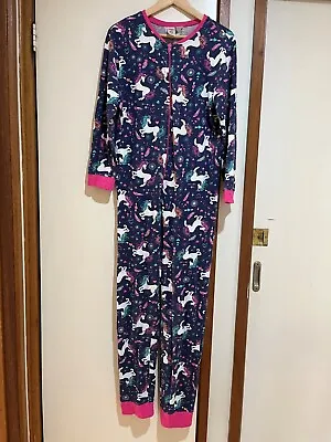 $25 • Buy Ladies Size 16 NEON Unicorn Print One Piece With Pink Trimming,