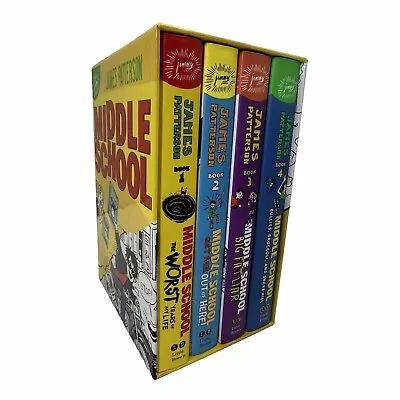 Middle School Box Set James Patterson Hardcover 4 Books • $20