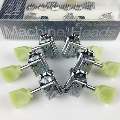 Genuine Wilkinson 3R3L Vintage Deluxe Machine Heads Tuners Tuning Pegs For LP SG • $42