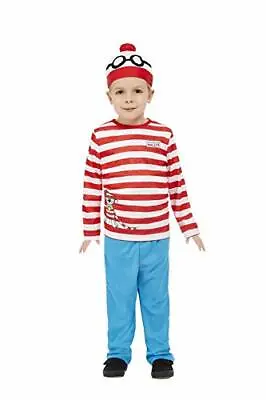 Smiffys 50895T2 Officially Licensed Wheres Wally Costume Boys Red Toddler -  • $45.71