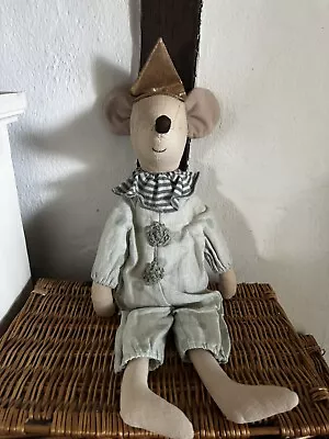 Retired Maileg Maxi Clown Mouse New Like Condition • £125
