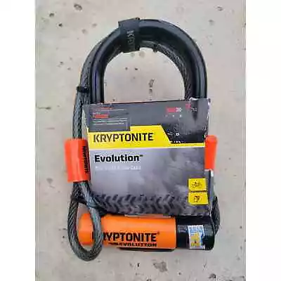 *NEW* Kryptonite U-Lock Evolution Mini 7 With 4' Flex Cable Bike Lock • $49