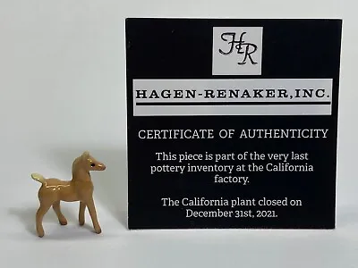Hagen Renaker #526 A-453 Mini Mini Chestnut Colt Last Of The Factory Stock 2021 • $9.99