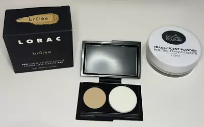 Lorac PRO Loose Setting Powder In Brûlée +Rachel Couture Powder + MacStudio NC30 • $19.95