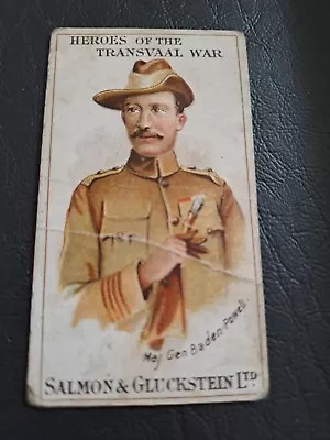 (b141)salmon & Gluckstein - Heroes Of The Transvaal War #lieut Col Baden Powell  • £2