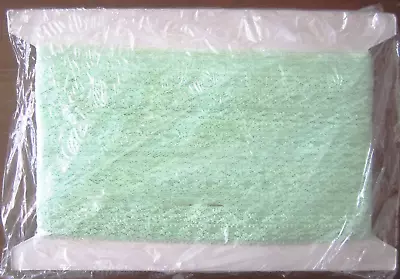 Vintage Home-Sew Vintage Lace Carded Sealed Trim Light Green Lace Yards 1  Wide • $2.99