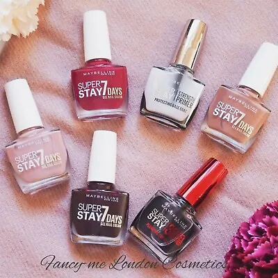 MAYBELLINE Forever Strong Superstay 7Day GEL Nail Polish - NEW COLLECTION   • £3.99