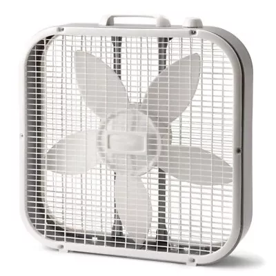 20 Classic Box Fan3 Speed Electric Quiet Bedroom Fan Full-Force Air Circulation • $24.67