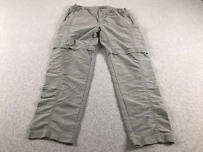 Kathmandu Convertible Pants Mens XL 34x31.5 Gray Nylon Blend Outdoor Hiking • $19.95