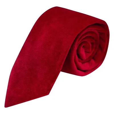 Luxury Red Velvet Tie • $15.70