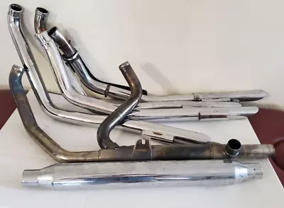 Harley Davidson FXR Sportster Dyna Drag & Twin Cam Motorcycle Exhaust Pipes • $350