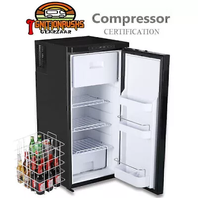 Alpicool CR90X 90L Black 12v 24v Compressor Fridge Campervan Motorhome Boat UK • £490.95