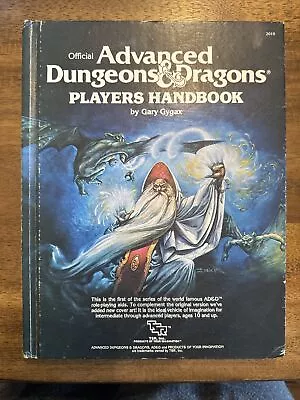 AD&D 1st Edition Player’s Handbook By Gary Gygax TSR2010 Hardcover 1978 • $51.45