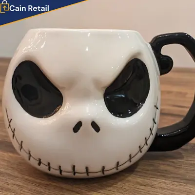 Disney Nightmare Before Christmas Jack Skellington 3d Mug Face Gift Idea  • £11.98