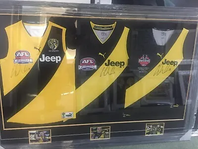 $1200 • Buy Richmond Premiership Jumpers 2017/2019/2020 Each Signed By Dusty Martin