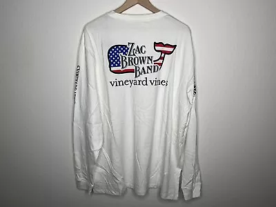 Vineyard Vines X Zac Brown Band Limited Edition USA Whale L/S Shirt Mens 2XL NWT • $79.99