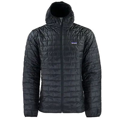 Patagonia Men's - NANO PUFF HOODY Jacket - Black • $288.99