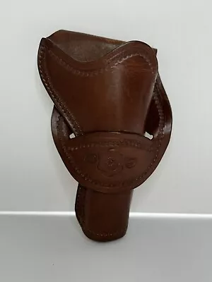 Stagecoach Vintage Leather Gun Holster Floral Design • $35