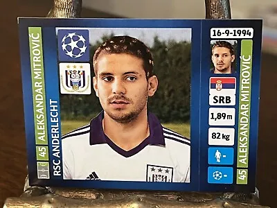 2013-14 Panini ALEKSANDAR MITROVIC UEFA Champions League Sticker #223 RC SERBIA • $6.99