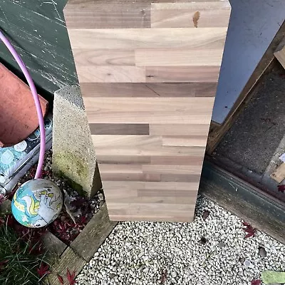Solid Walnut Kitchen Worktop Off Cut 60mm Thick 795mm X 319mm N8-15 • £30