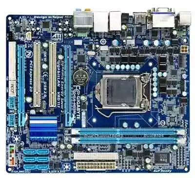 Gigabyte GA-H55M-S2H Motherboard MATX DDR3 LGA 1156 HDMI DVI USB2.0 Intel H55 • $39