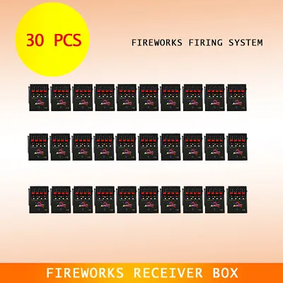 Bilusocn 433MHZ 30 PCS 4 Cues Receiver Box For Fireworks Firing System • $223.20