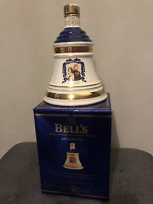 Queen And Prince Philip Bells Wade Whisky Decanter 1997 50th Golden Wedding • £24