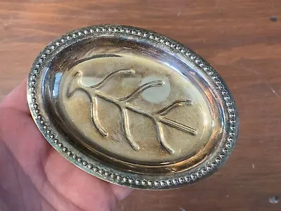 Vintage Haig-Howard Silverplate Miniature Meat Platter Soap Dish • $34.99