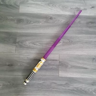 Star Wars Purple  Lightsaber  2010 Hasbro Retractable Toy Blade Builder • $28.07