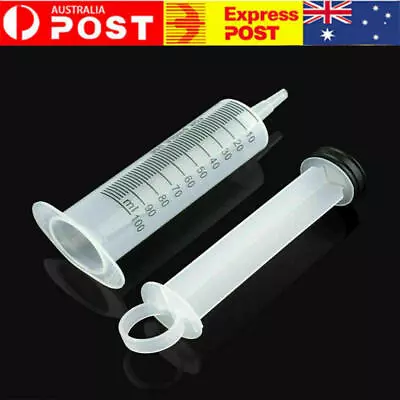 100-200ML Reusable Big Large Plastic Hydroponics Nutrient Measuring Syringe AU • $13.68