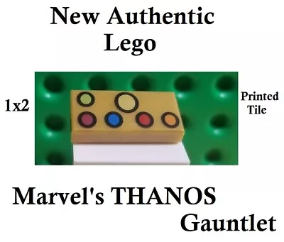 New! LEGO Thanos Gauntlet Tile Infinity Stones Key Printed Glove Gear Marvel • $7.36