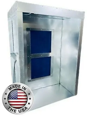 4’x5'x7' Powder Coating Spray Booth Paint Booth Semi-Downward Draft LED Light • $2750