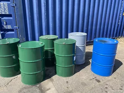 Empty Oil Drum/ Barrel 45 Gallon Metal • £15