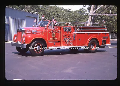 Blue Point NY 1958 Mack B Pumper Fire Apparatus Slide  • $5