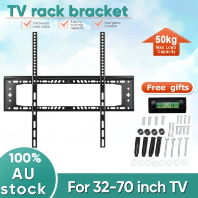 $13.09 • Buy TV Wall Mount Bracket LCD LED Plasma Flat Slim 32 42 47 50 52 55 60 65 70  AU