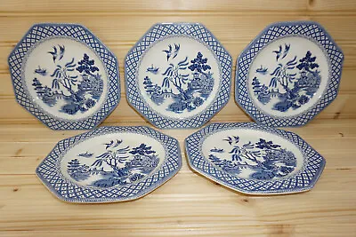 J&G Meakin Willow (5) Dessert Or Pie Plates 7  • £80.88