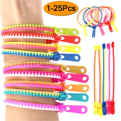 £1.99 • Buy 1-25x Sensory Zipper Fidget Bracelet Zip Stim Toys Stress Anxiety Relief Autism