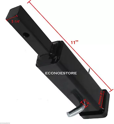 Tow Hitch Adapter 1-1/4  To 2  Extend Trailer Receiver Towing 11  Hitch Tool • $29.99