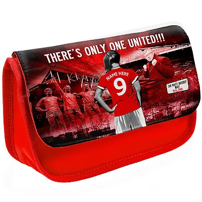 £8.95 • Buy Personalised Manchester Pencil Case Womens Football School Stationary Bag WFP83